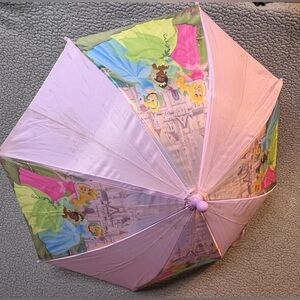 Disney Princess Kids Umbrella Pink And White